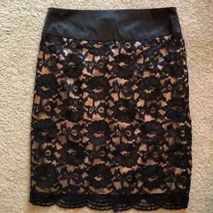 Black Lace Skirt
